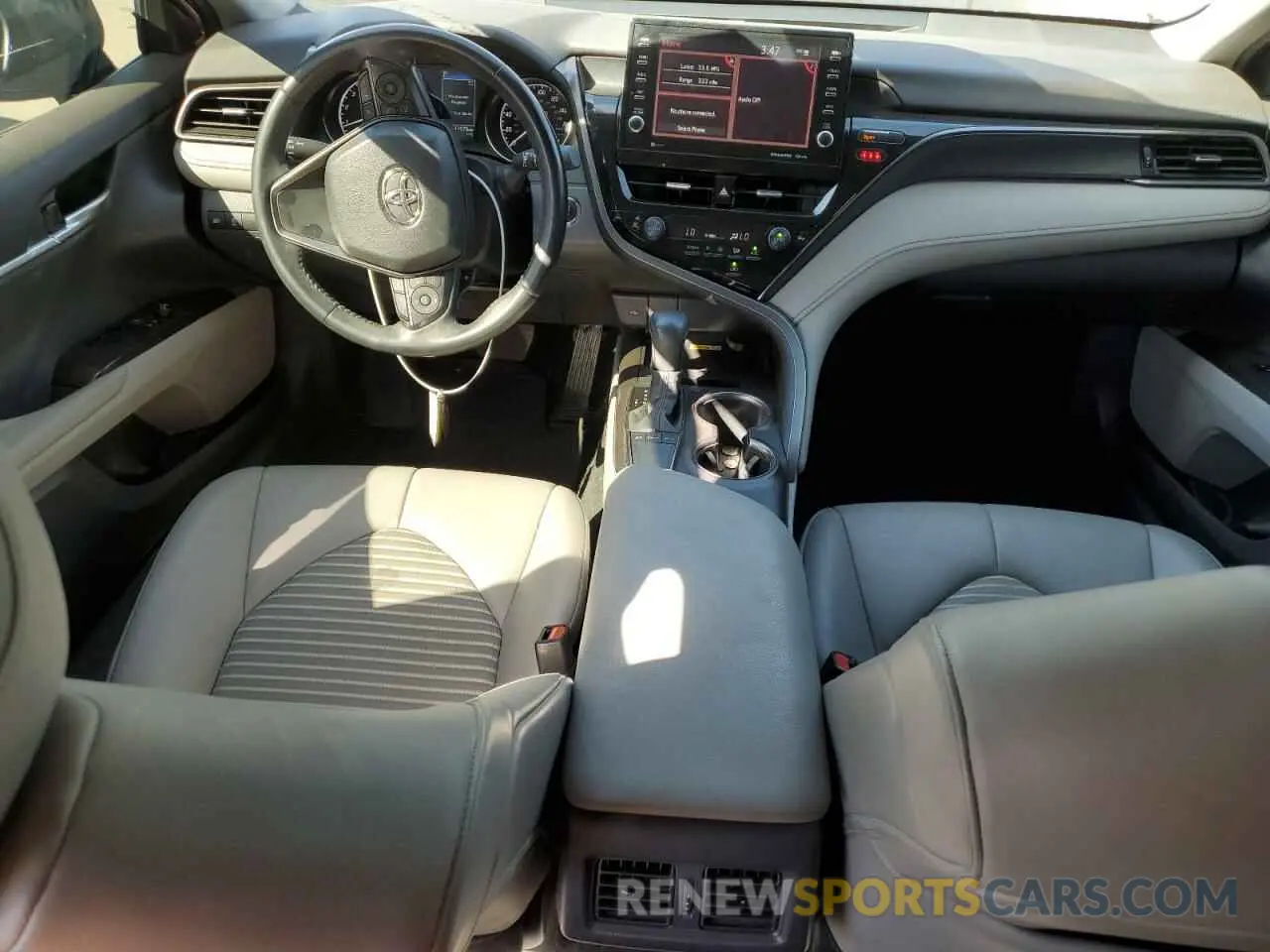 8 fotografías del automóvil dañado 4T1S11AK3NU687787 TOYOTA CAMRY 2022