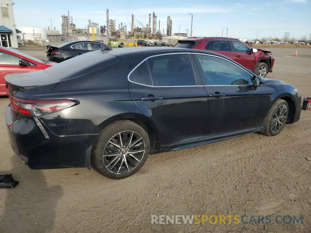 3 fotografías del automóvil dañado 4T1S11BK1NU065008 TOYOTA CAMRY 2022