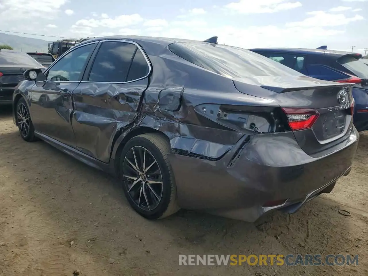 2 fotografías del automóvil dañado 4T1S11BK3NU065320 TOYOTA CAMRY 2022