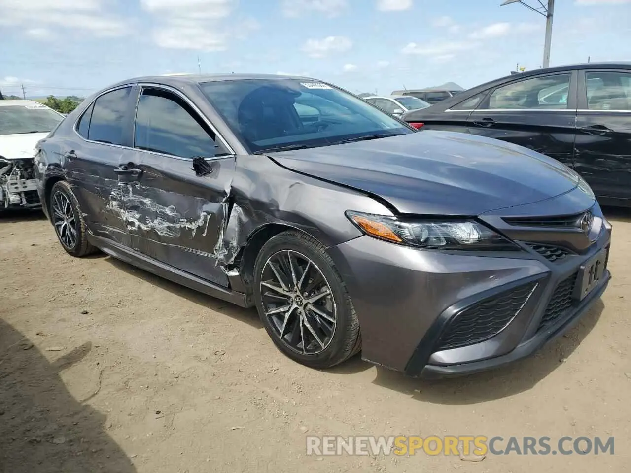 4 fotografías del automóvil dañado 4T1S11BK3NU065320 TOYOTA CAMRY 2022