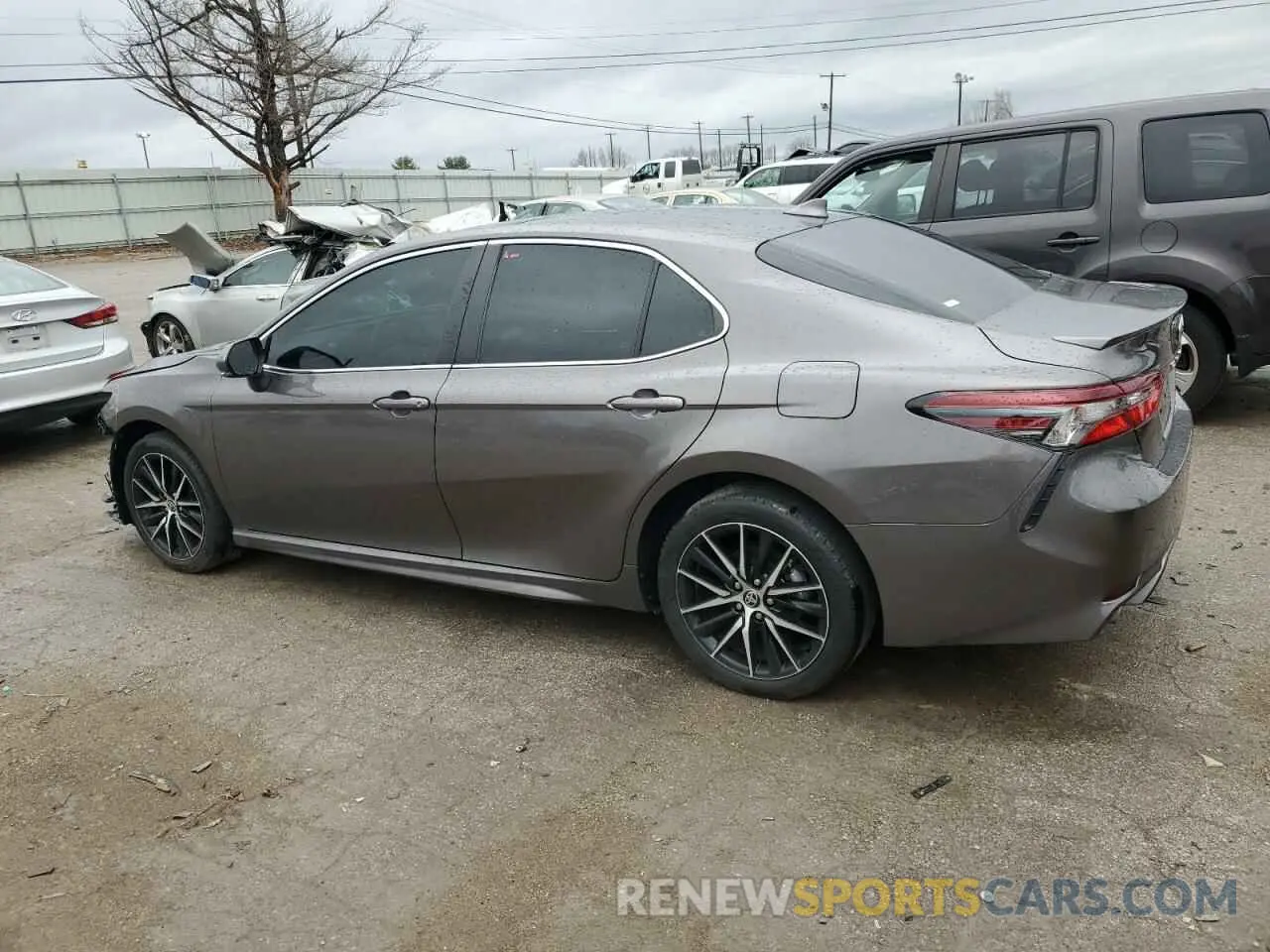 2 fotografías del automóvil dañado 4T1S31AK1NU587309 TOYOTA CAMRY 2022