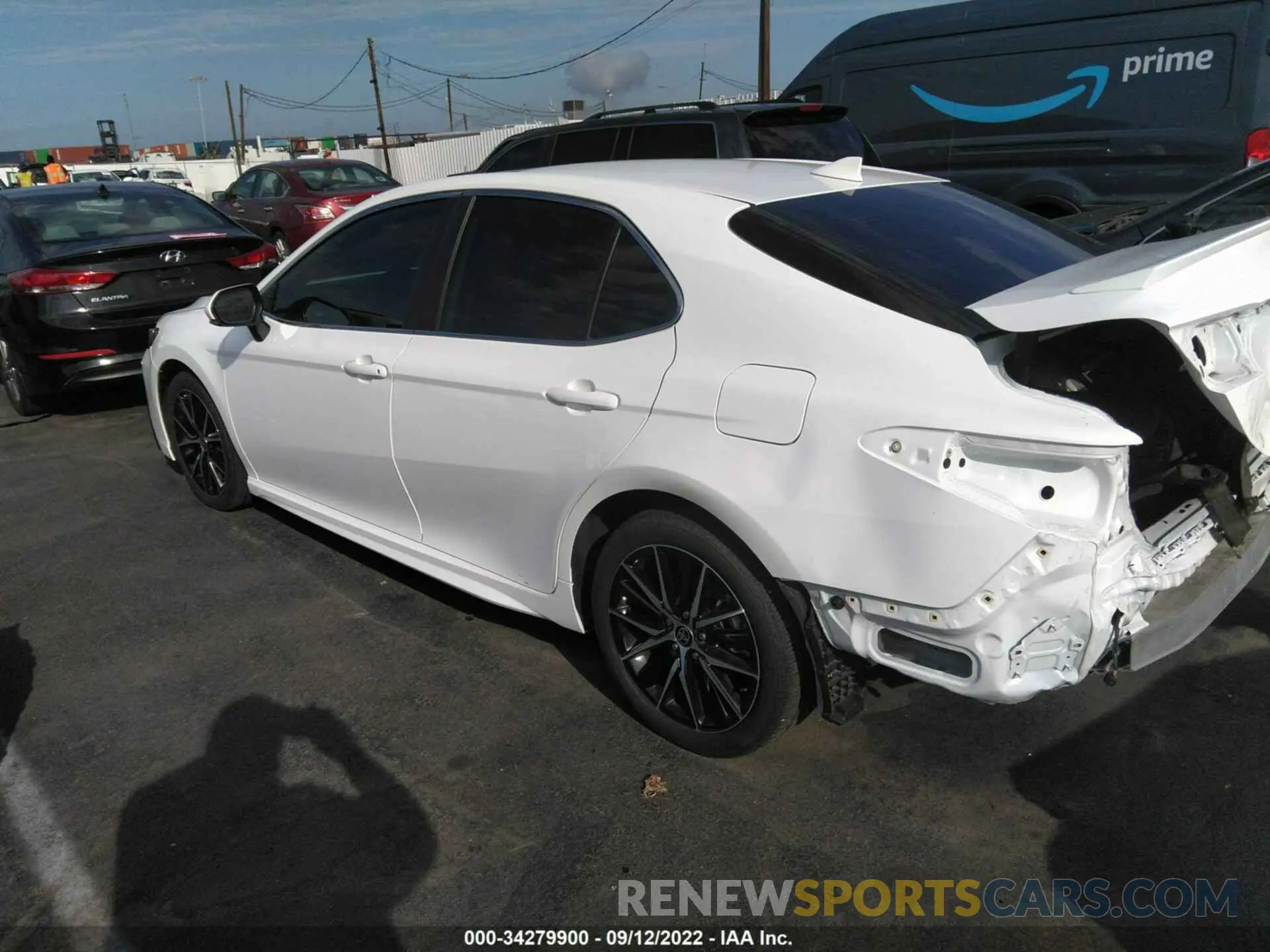 3 fotografías del automóvil dañado 4T1S31AK4NU583805 TOYOTA CAMRY 2022