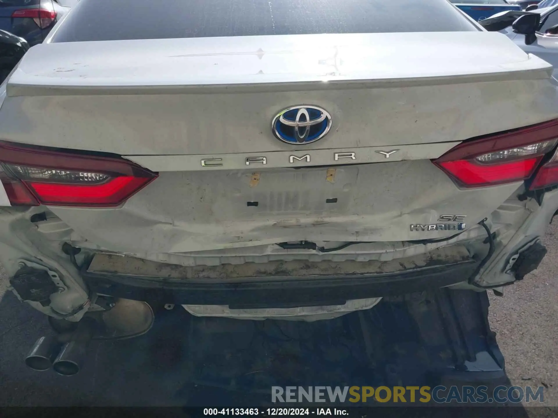 6 fotografías del automóvil dañado 4T1S31AK5NU039930 TOYOTA CAMRY 2022