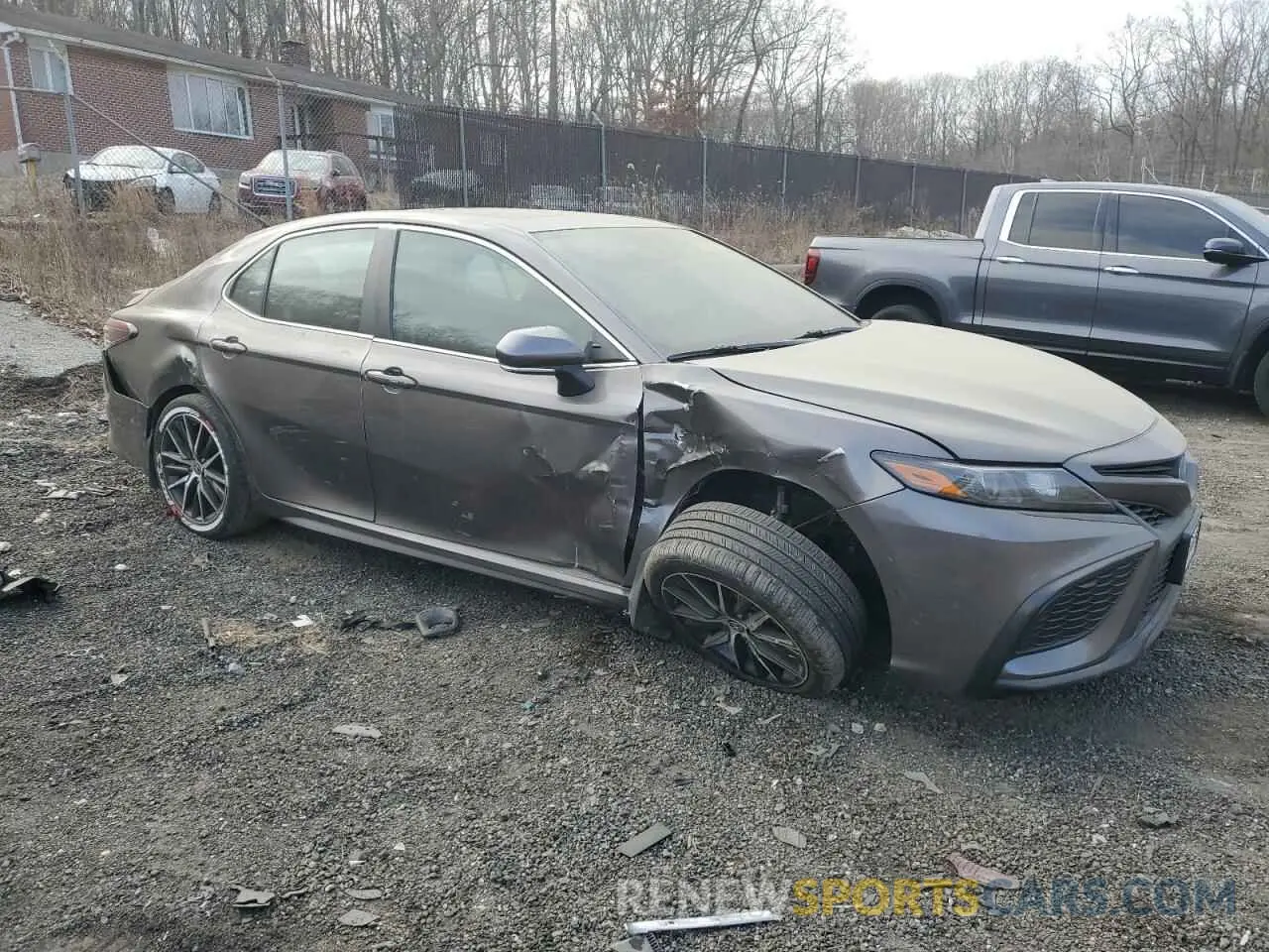 4 fotografías del automóvil dañado 4T1S31AK6NU589430 TOYOTA CAMRY 2022