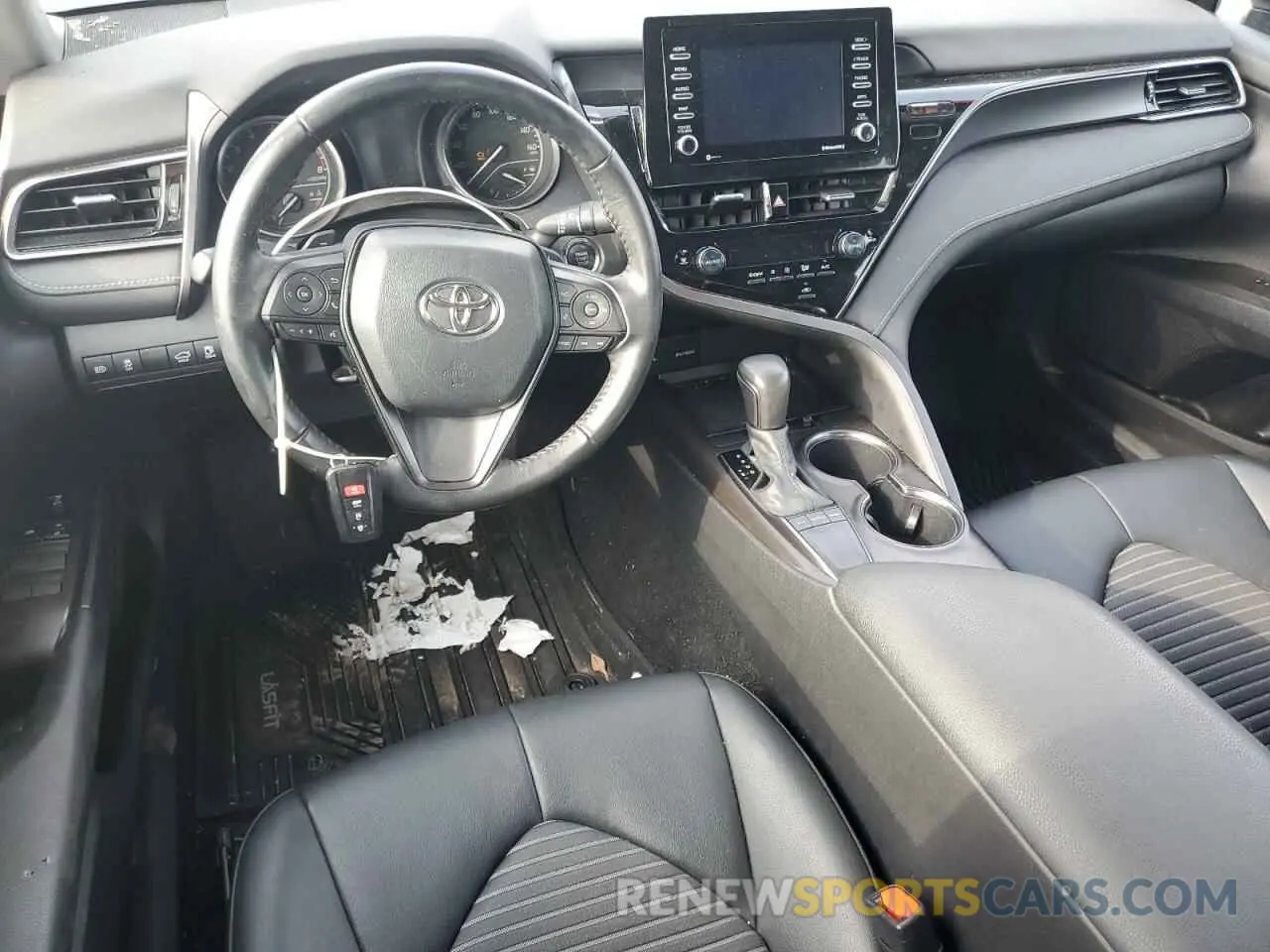 8 fotografías del automóvil dañado 4T1T11AK1NU017269 TOYOTA CAMRY 2022