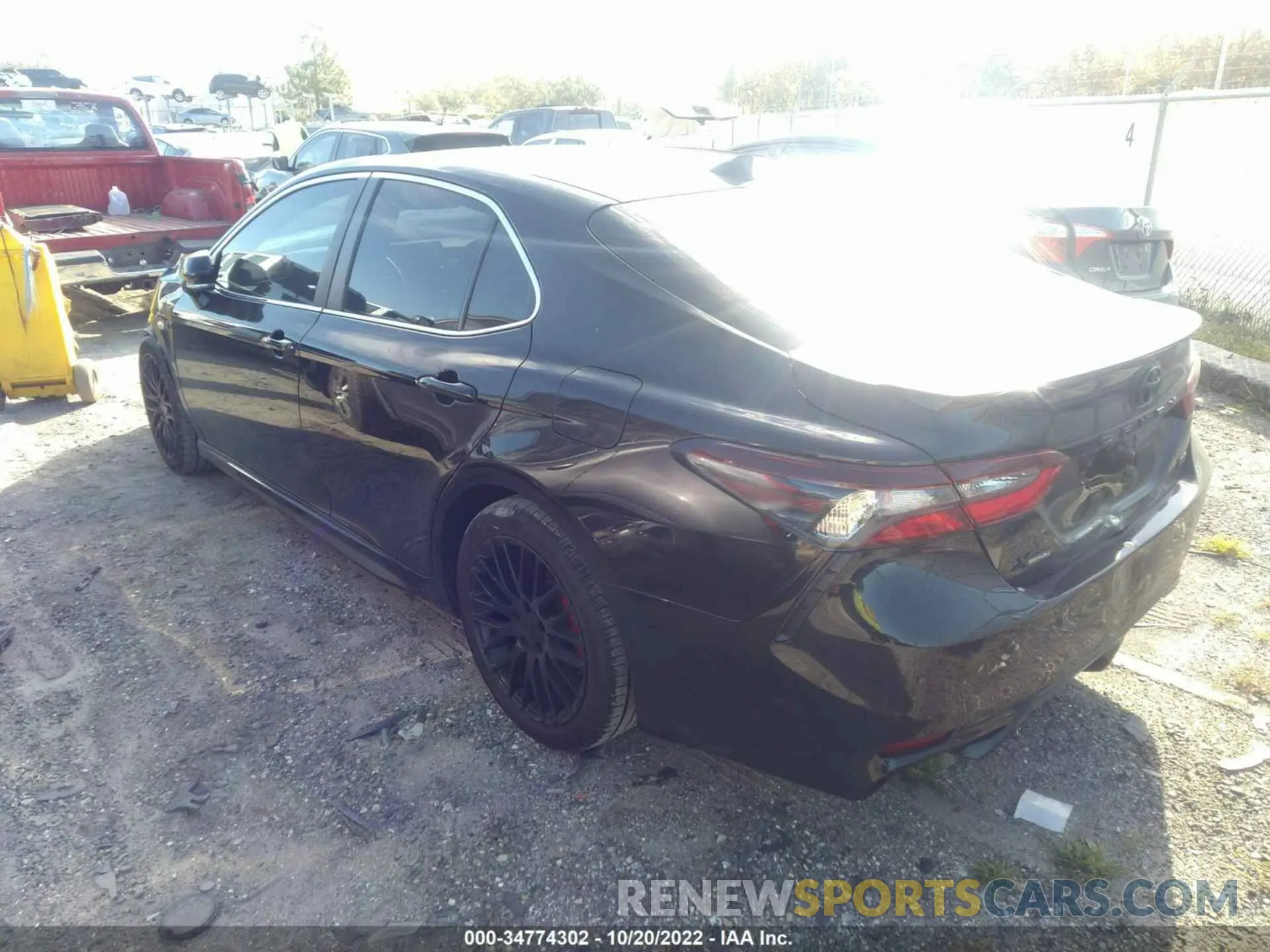 3 fotografías del automóvil dañado 4T1T11AK1NU640388 TOYOTA CAMRY 2022