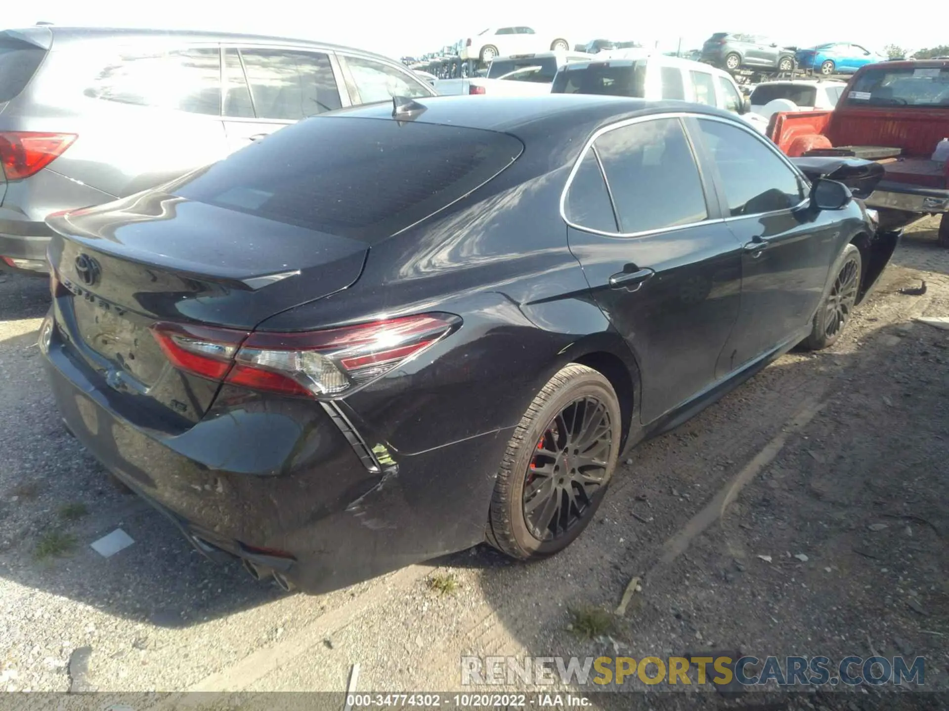 4 fotografías del automóvil dañado 4T1T11AK1NU640388 TOYOTA CAMRY 2022
