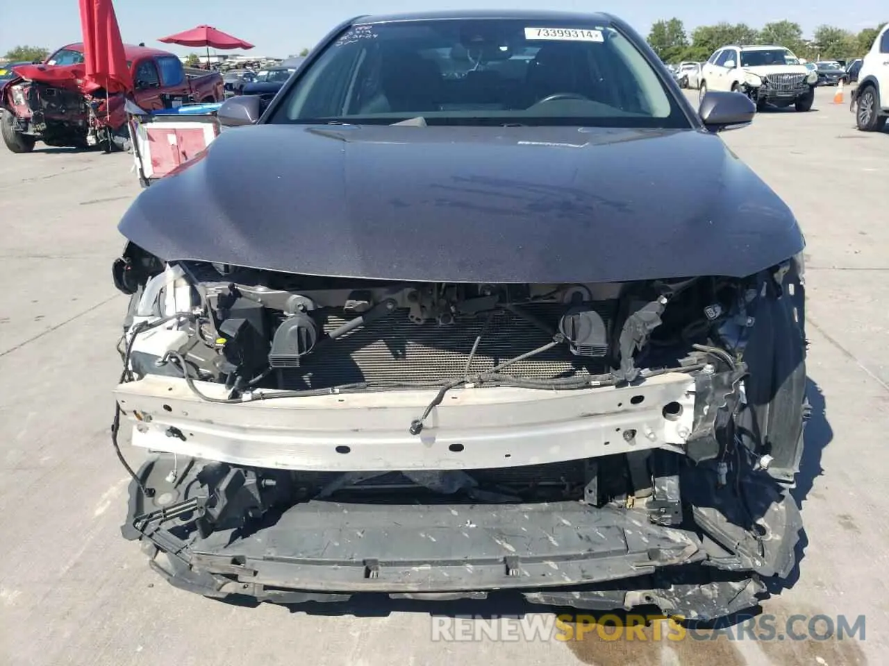 5 fotografías del automóvil dañado 4T1T11AK1NU668319 TOYOTA CAMRY 2022