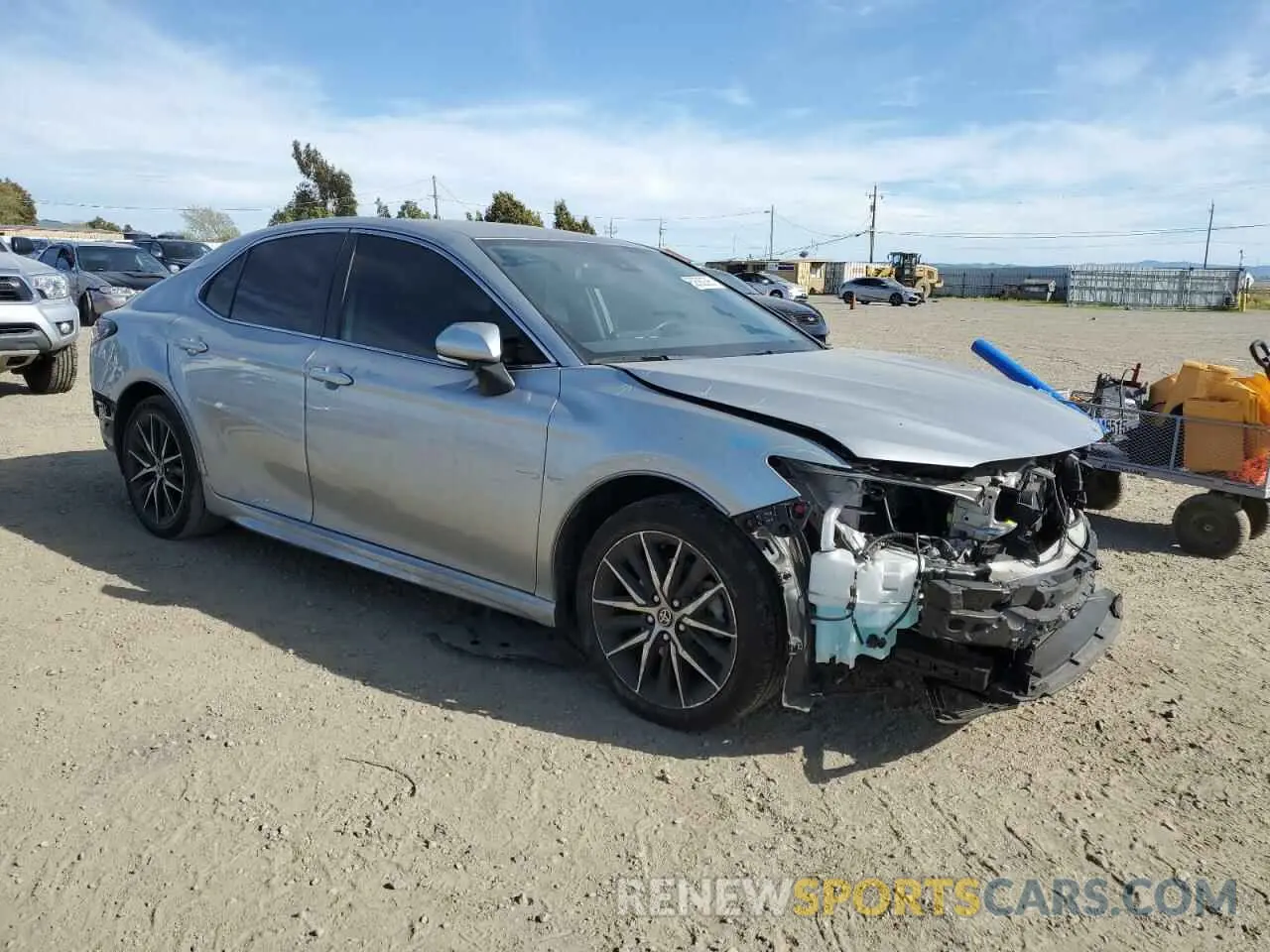 4 fotografías del automóvil dañado 4T1T11AK1NU702257 TOYOTA CAMRY 2022