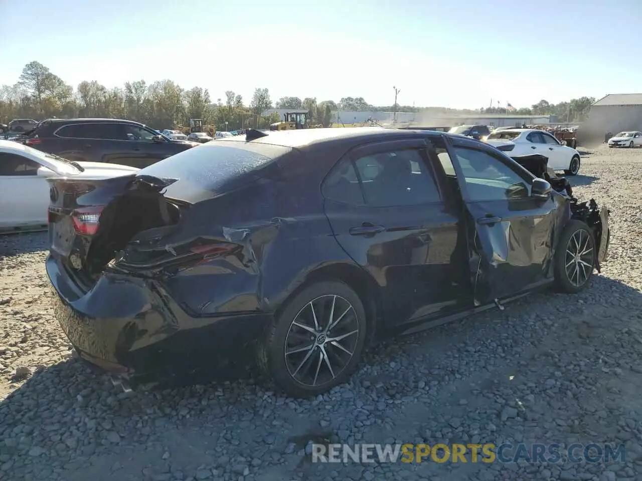 3 fotografías del automóvil dañado 4T1T11AK2NU044707 TOYOTA CAMRY 2022