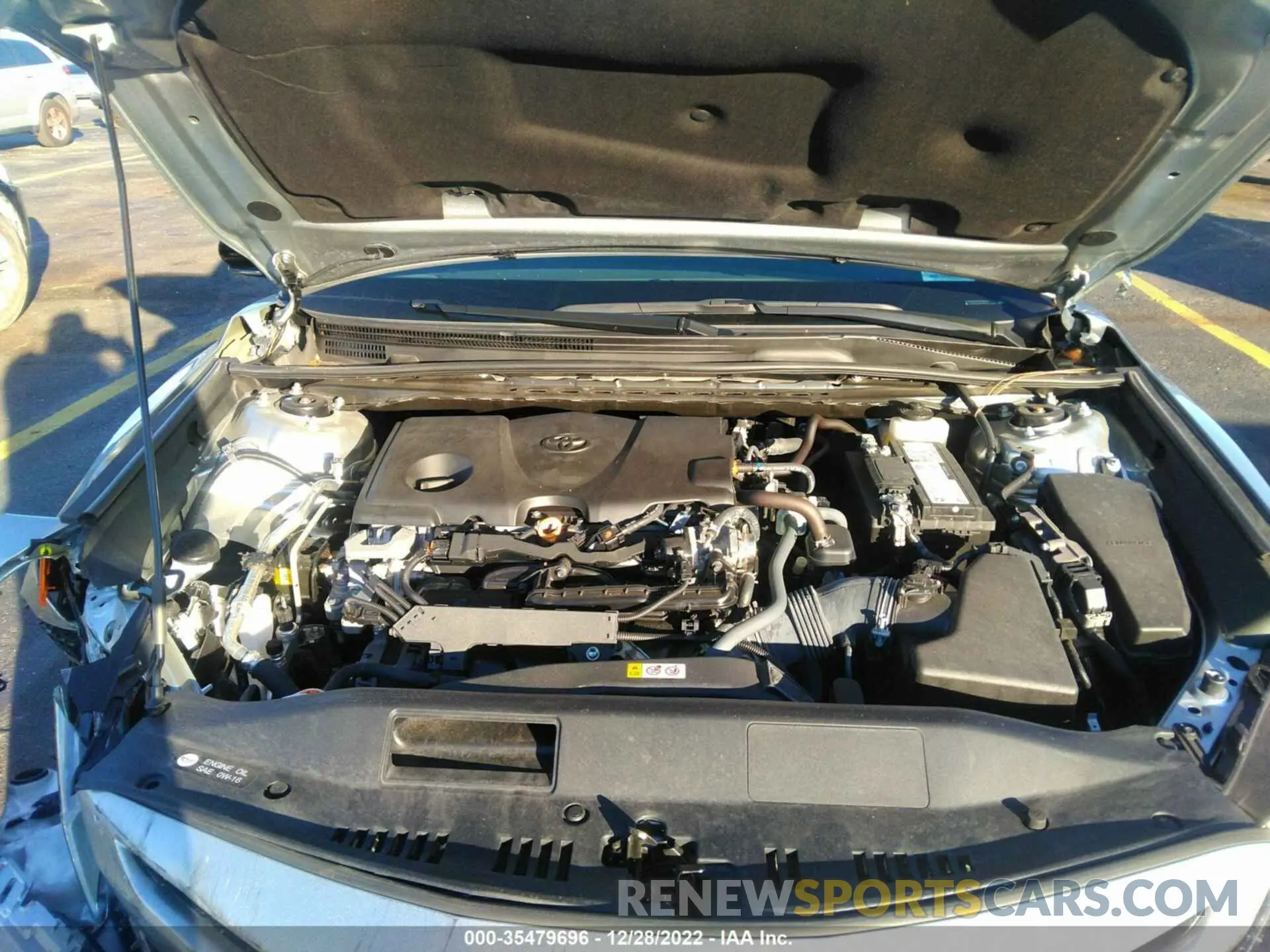 10 fotografías del automóvil dañado 4T1T11AK2NU641386 TOYOTA CAMRY 2022