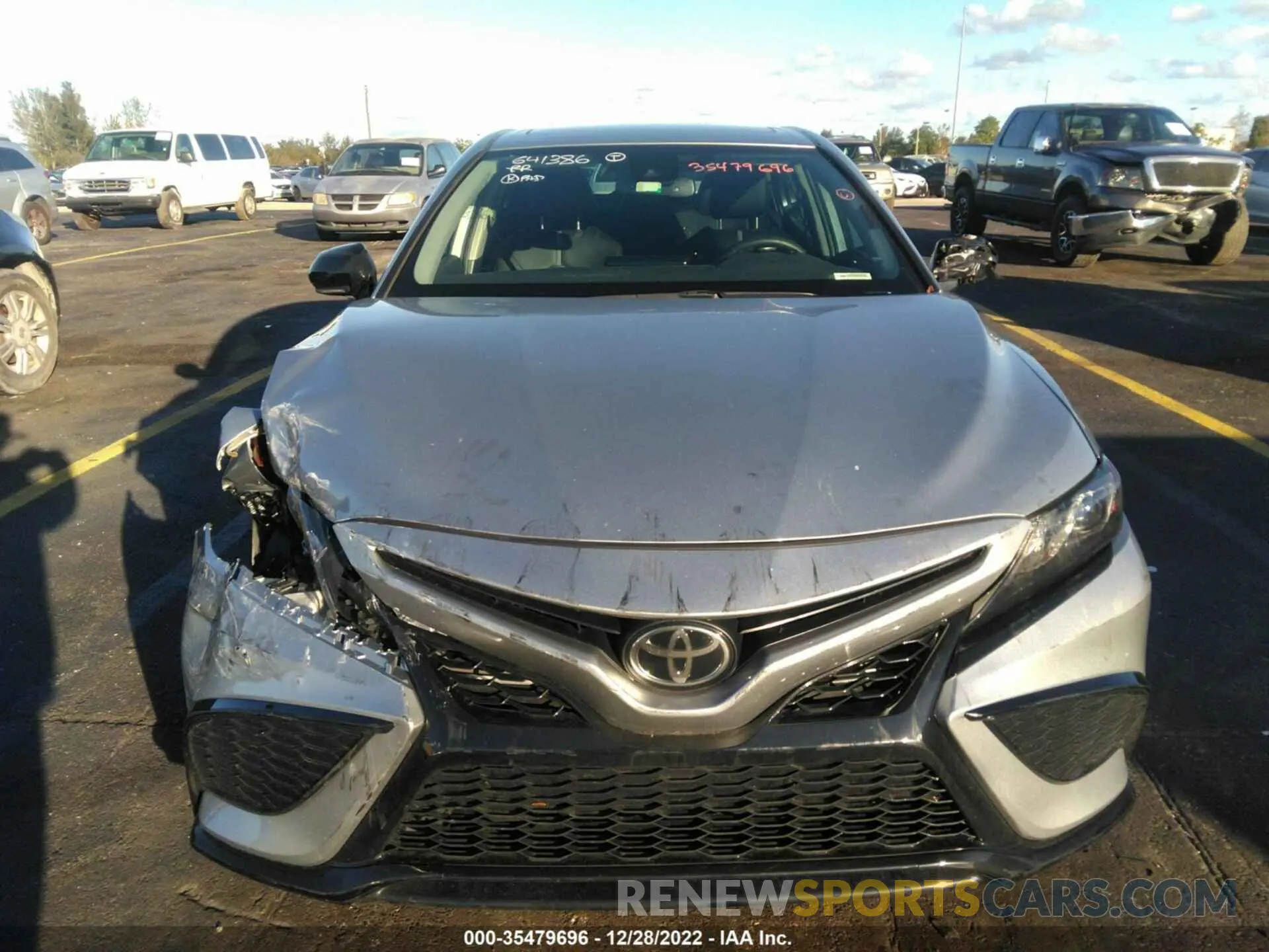 6 fotografías del automóvil dañado 4T1T11AK2NU641386 TOYOTA CAMRY 2022