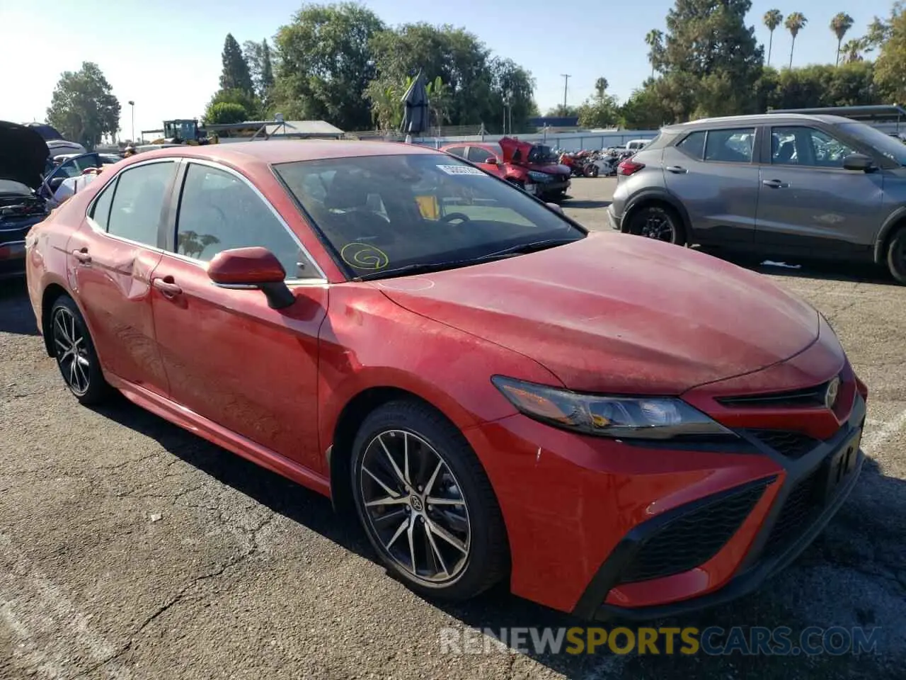 1 fotografías del automóvil dañado 4T1T11AK3NU040651 TOYOTA CAMRY 2022