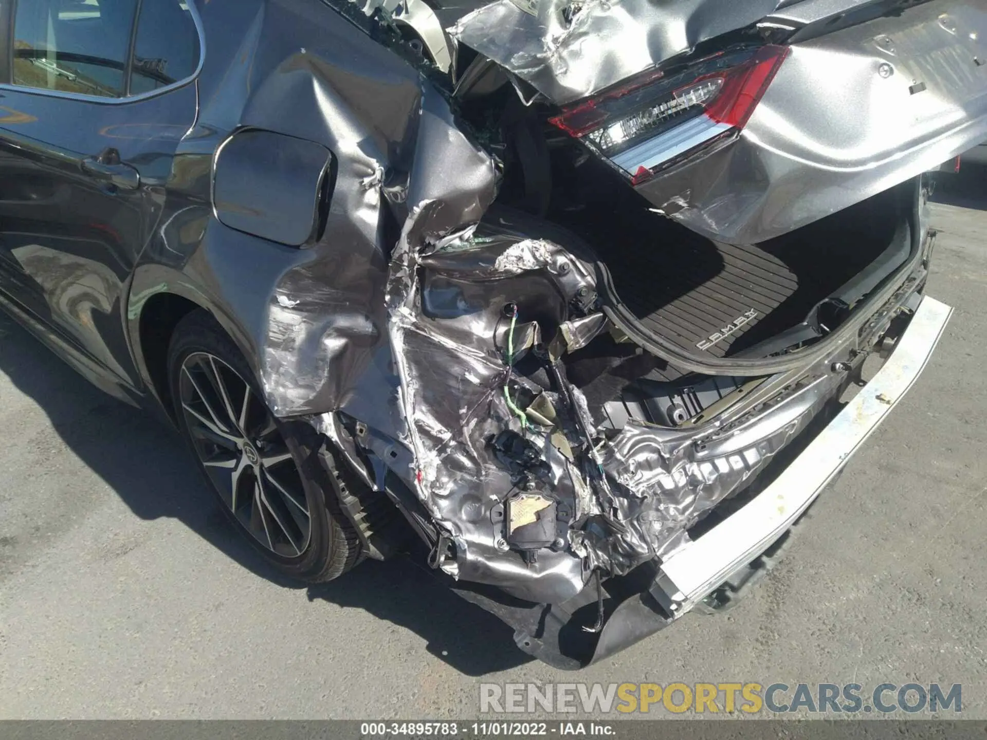 6 fotografías del automóvil dañado 4T1T11AK3NU681363 TOYOTA CAMRY 2022