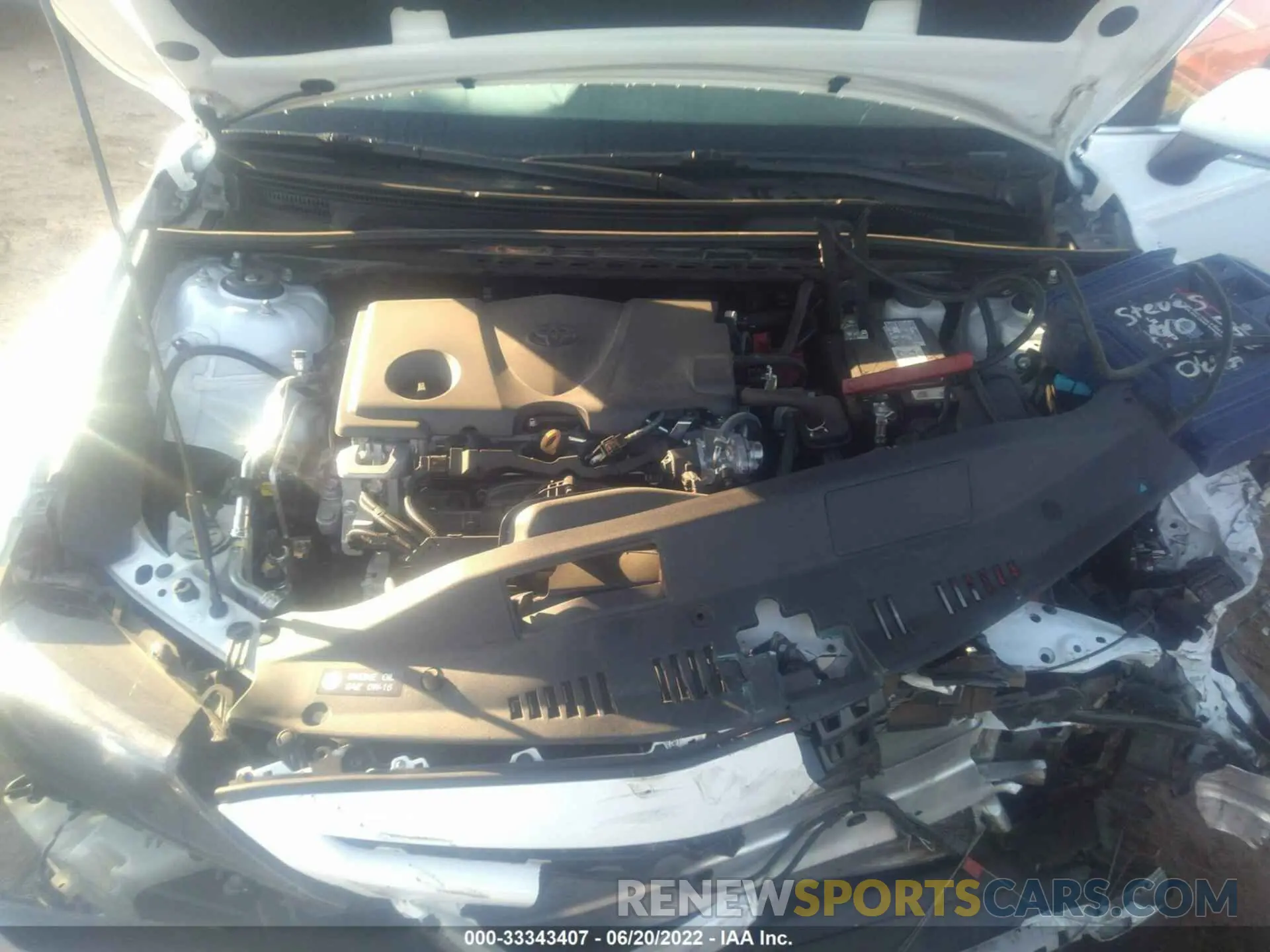 10 fotografías del automóvil dañado 4T1T11AK4NU628557 TOYOTA CAMRY 2022