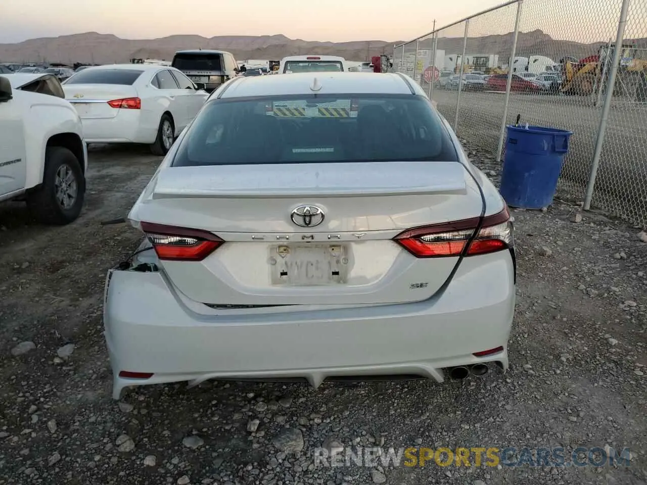 6 fotografías del automóvil dañado 4T1T11AK6NU008907 TOYOTA CAMRY 2022