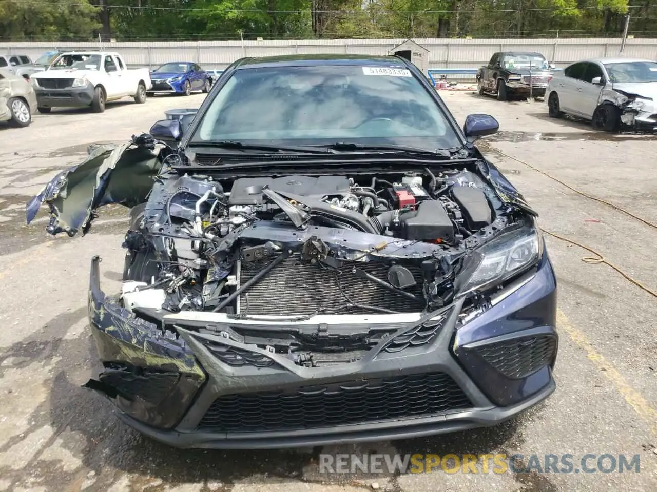 5 fotografías del automóvil dañado 4T1T11AK6NU672205 TOYOTA CAMRY 2022