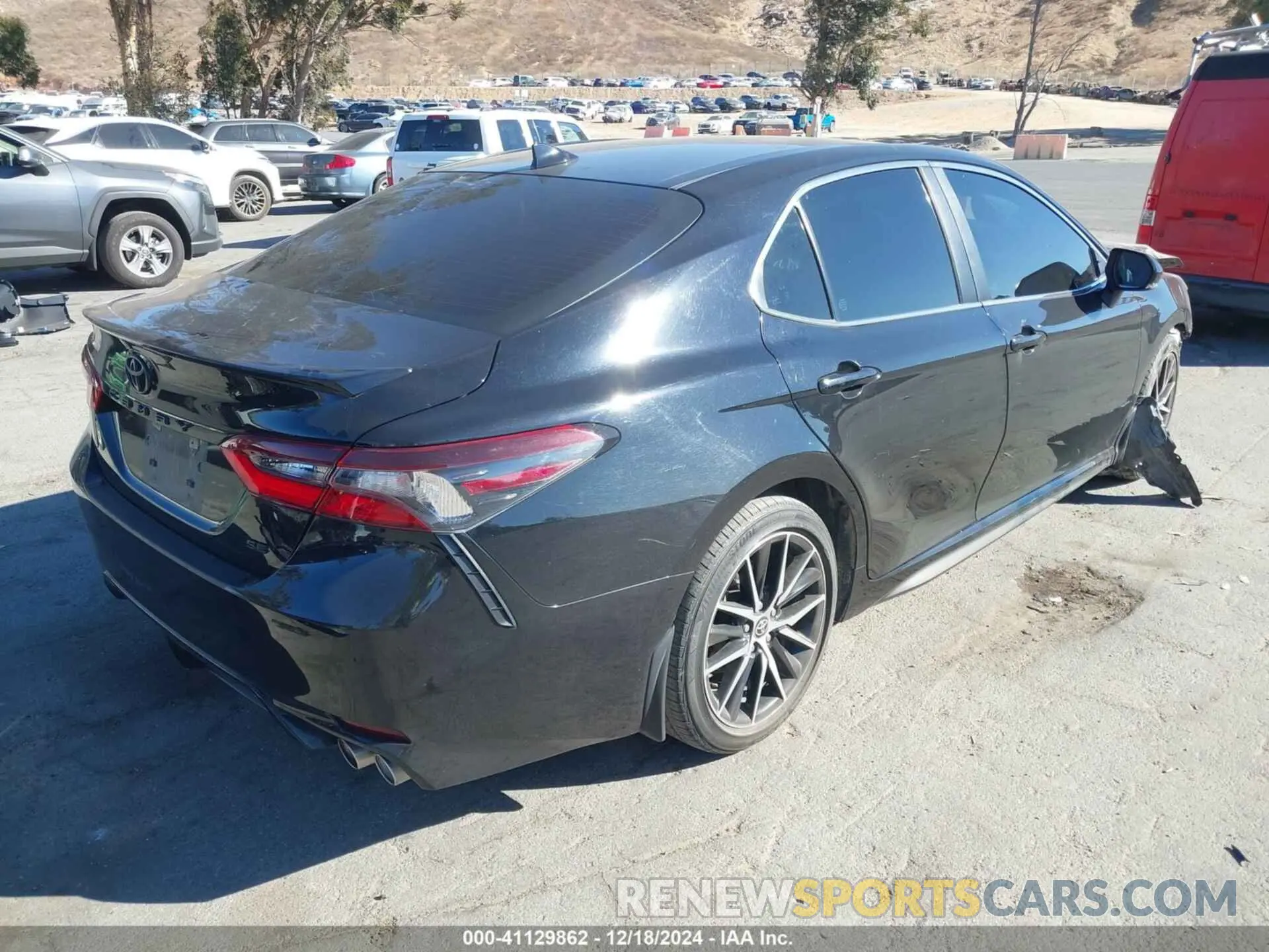 4 fotografías del automóvil dañado 4T1T11AK7NU046954 TOYOTA CAMRY 2022