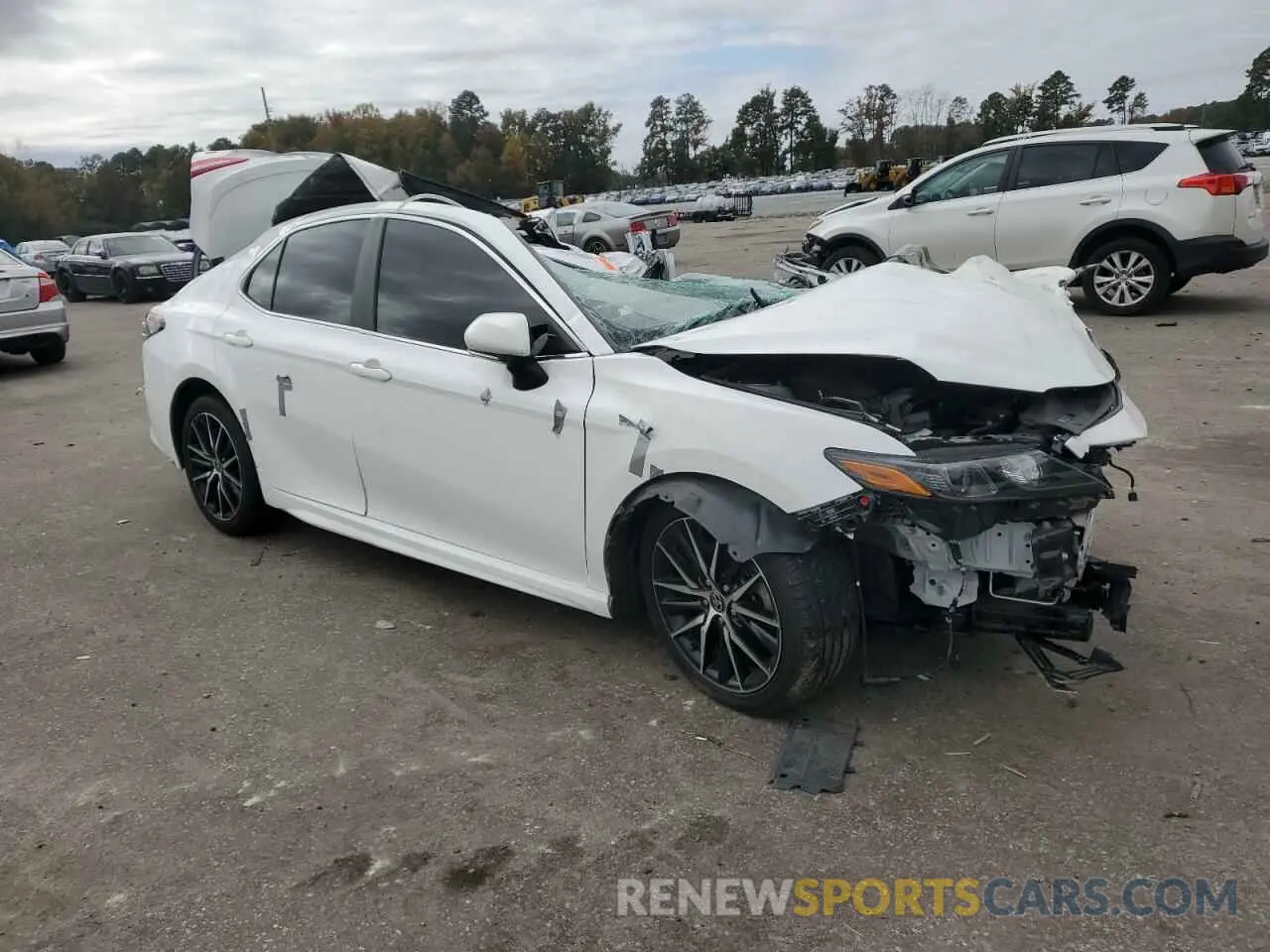 4 fotografías del automóvil dañado 4T1T11AK9NU012689 TOYOTA CAMRY 2022