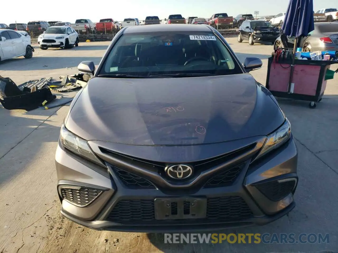 5 fotografías del automóvil dañado 4T1T11AKXNU626635 TOYOTA CAMRY 2022