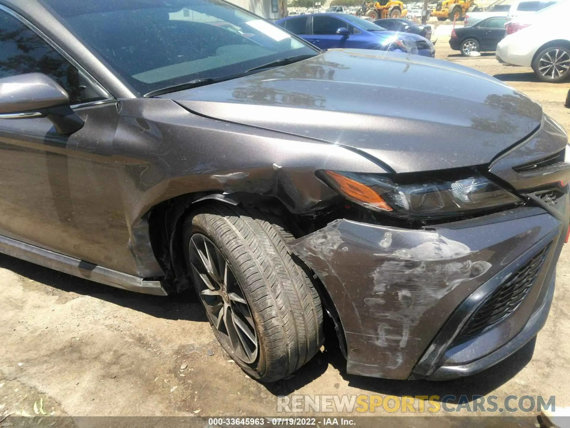 6 fotografías del automóvil dañado 4T1T11AKXNU680081 TOYOTA CAMRY 2022