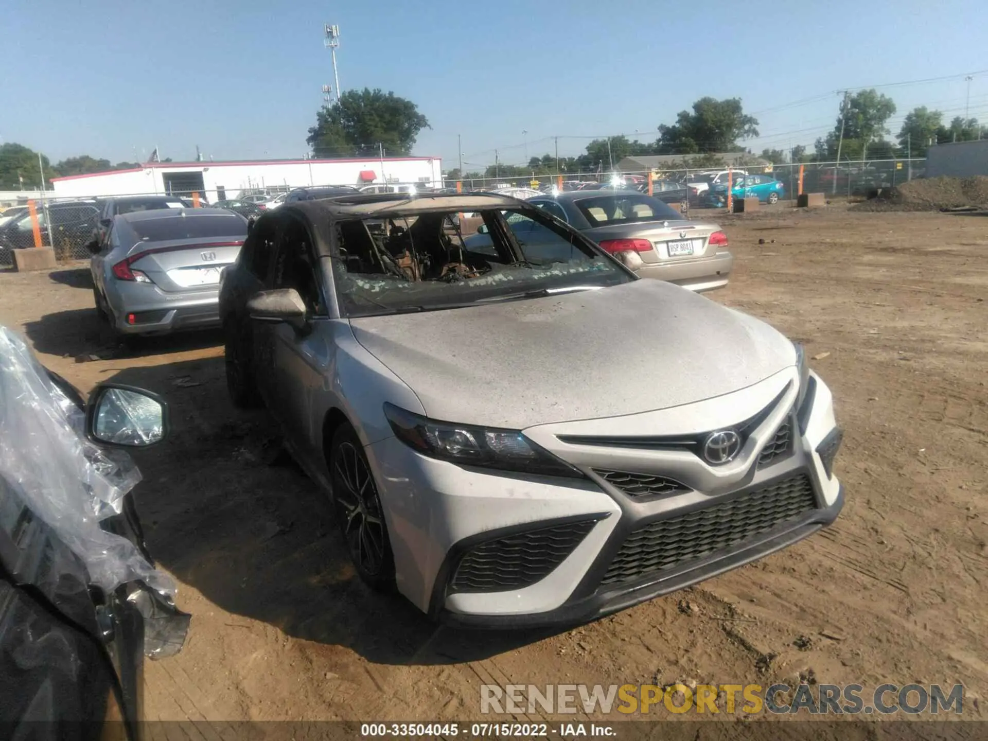 1 fotografías del automóvil dañado 4T1T11BK2NU051655 TOYOTA CAMRY 2022