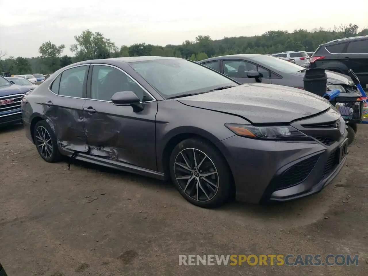 4 fotografías del automóvil dañado 4T1T11BK3NU071123 TOYOTA CAMRY 2022