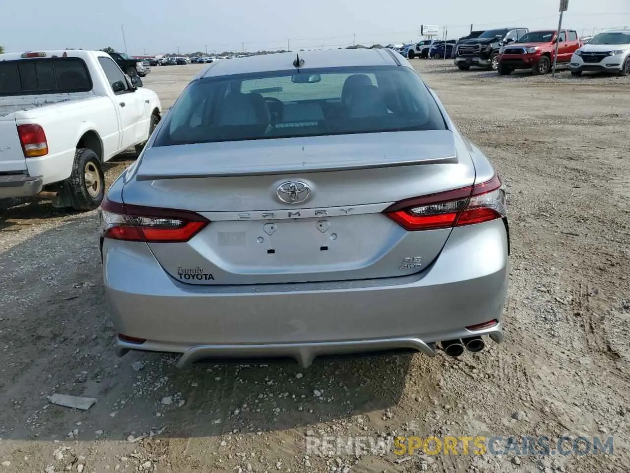 6 fotografías del automóvil dañado 4T1T11BK4NU068344 TOYOTA CAMRY 2022