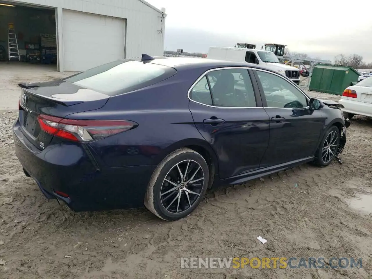 3 fotografías del automóvil dañado 4T1T11BK9NU060367 TOYOTA CAMRY 2022