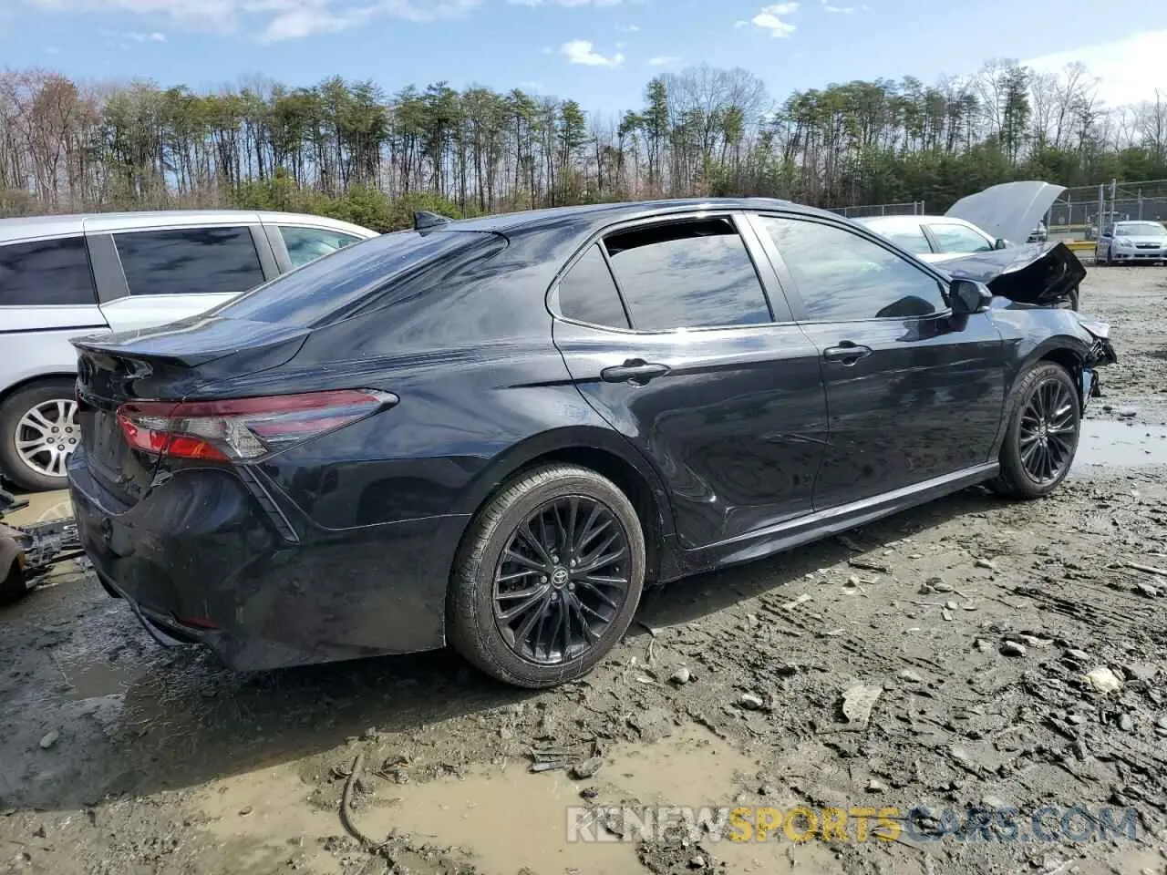 3 fotografías del automóvil dañado 4T1T31AK8NU033737 TOYOTA CAMRY 2022