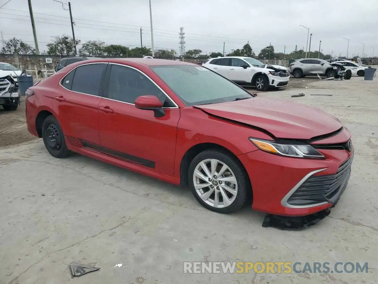 4 fotografías del automóvil dañado 4T1C11AK0PU109654 TOYOTA CAMRY 2023
