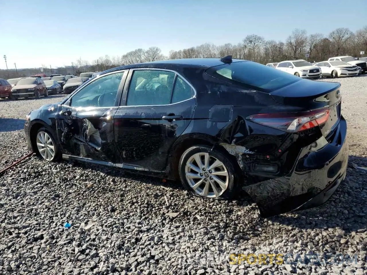 2 fotografías del automóvil dañado 4T1C11AK0PU113185 TOYOTA CAMRY 2023