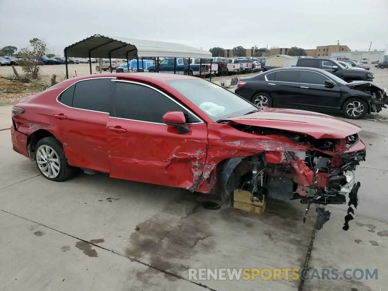 4 fotografías del automóvil dañado 4T1C11AK1PU109470 TOYOTA CAMRY 2023