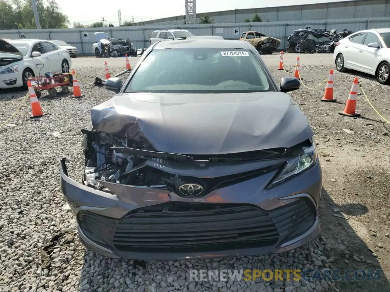 5 fotografías del automóvil dañado 4T1C11AK2PU105329 TOYOTA CAMRY 2023