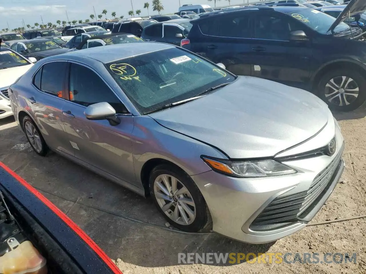 4 fotografías del automóvil dañado 4T1C11AK3PU730256 TOYOTA CAMRY 2023