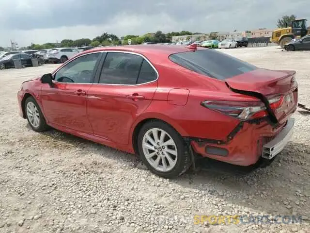 2 fotografías del automóvil dañado 4T1C11AK4PU143080 TOYOTA CAMRY 2023