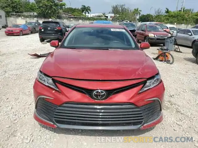 5 fotografías del automóvil dañado 4T1C11AK4PU143080 TOYOTA CAMRY 2023