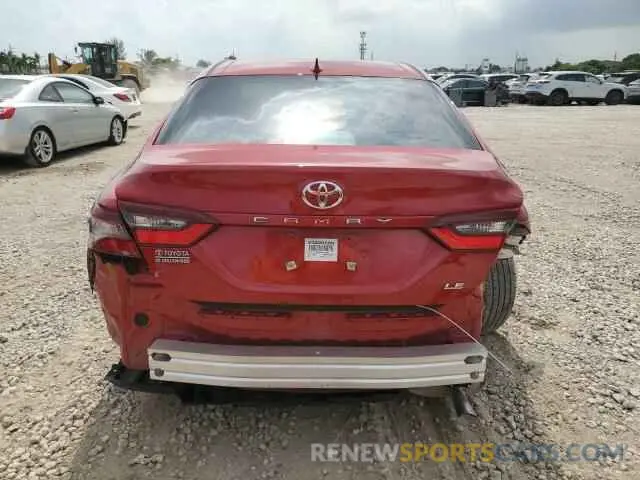 6 fotografías del automóvil dañado 4T1C11AK4PU143080 TOYOTA CAMRY 2023