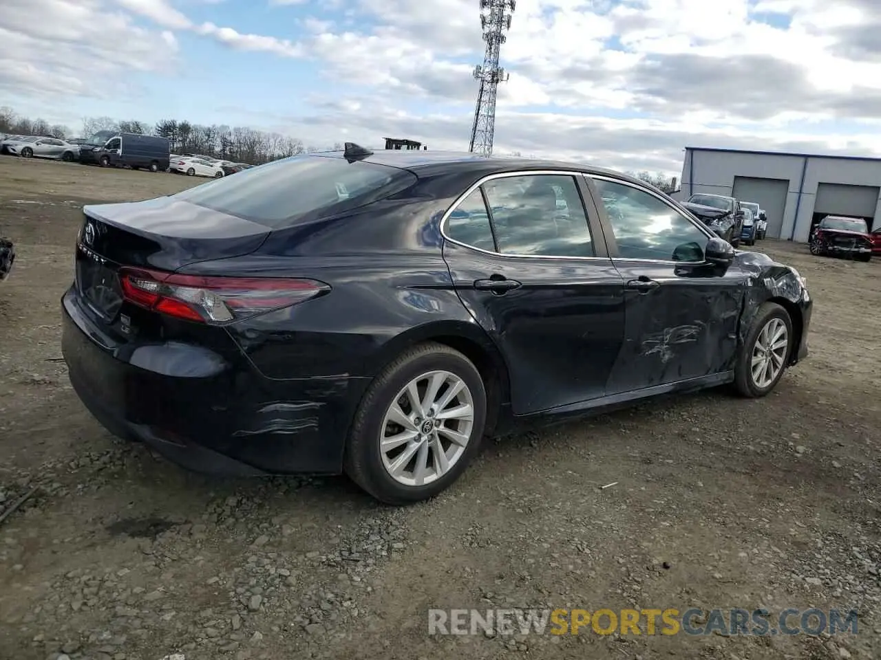 3 fotografías del automóvil dañado 4T1C11AK5PU185449 TOYOTA CAMRY 2023