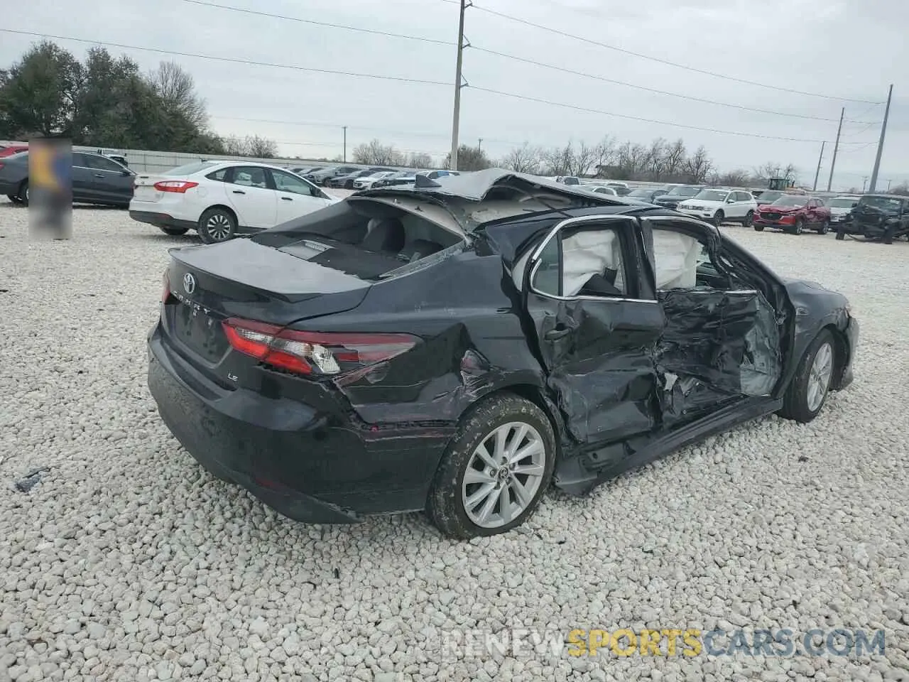 3 fotografías del automóvil dañado 4T1C11AK6PU124028 TOYOTA CAMRY 2023