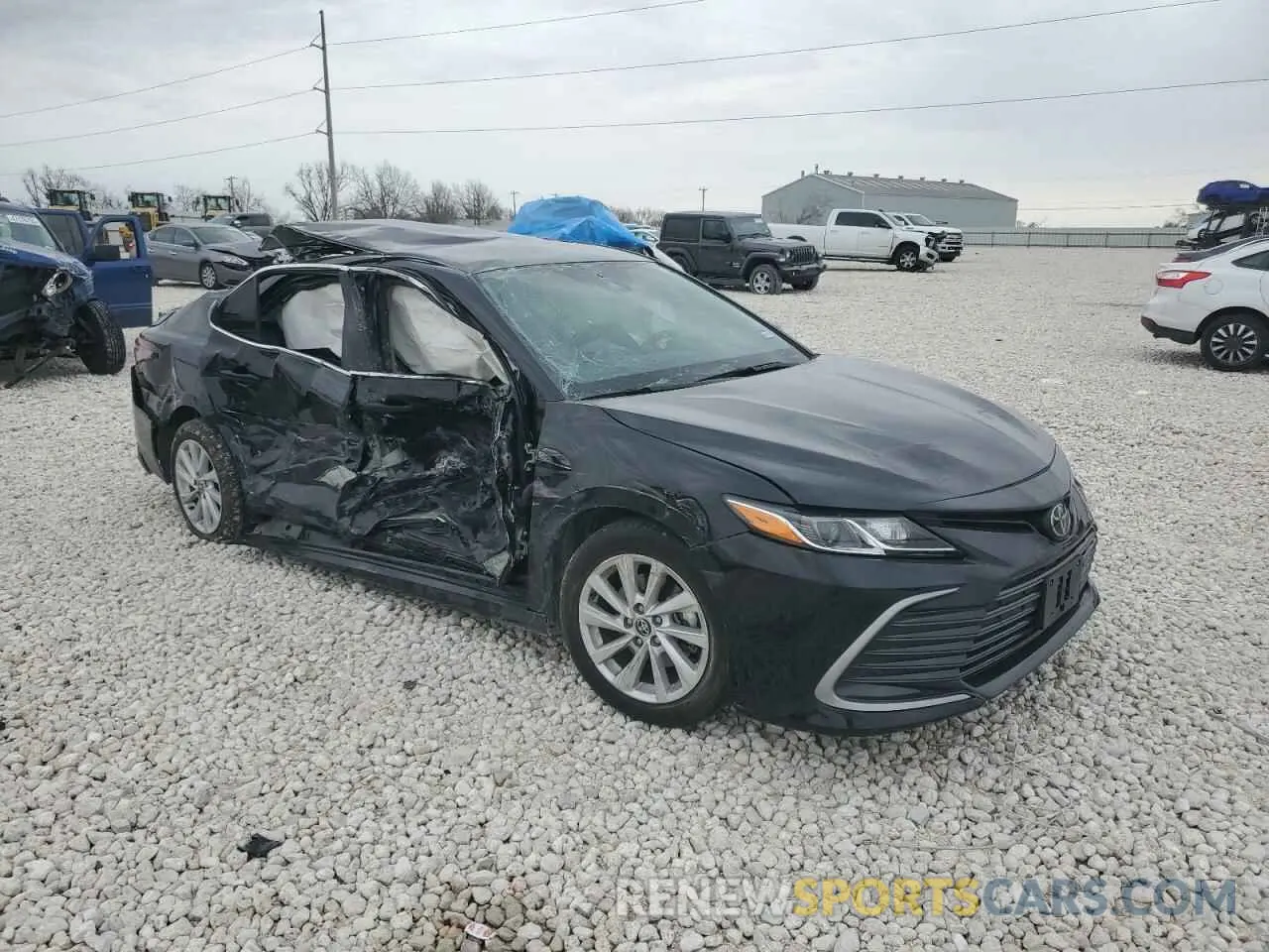 4 fotografías del automóvil dañado 4T1C11AK6PU124028 TOYOTA CAMRY 2023