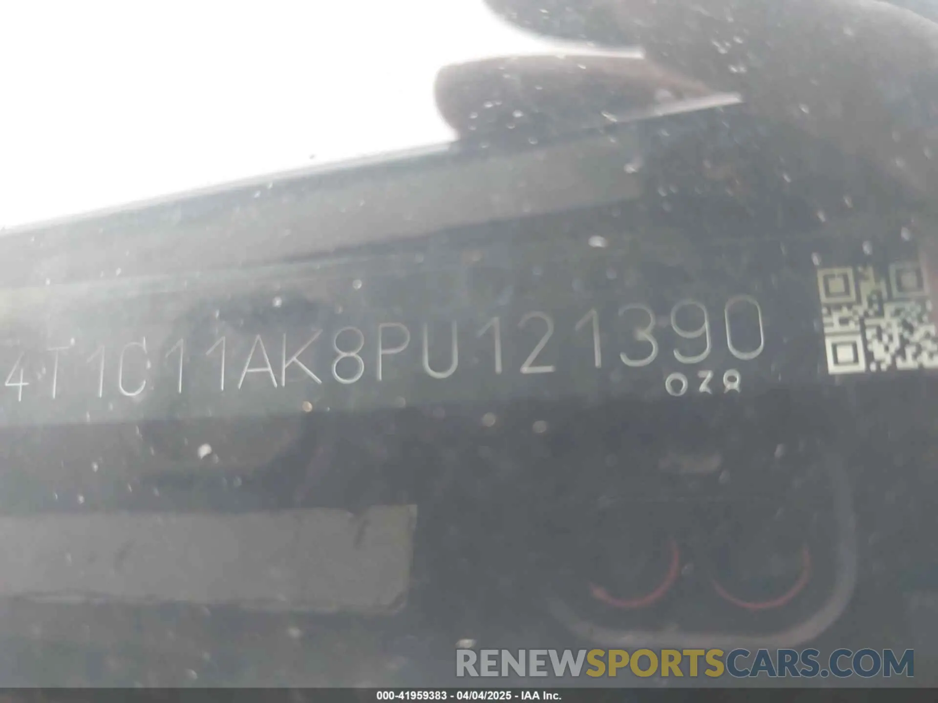 9 fotografías del automóvil dañado 4T1C11AK8PU121390 TOYOTA CAMRY 2023