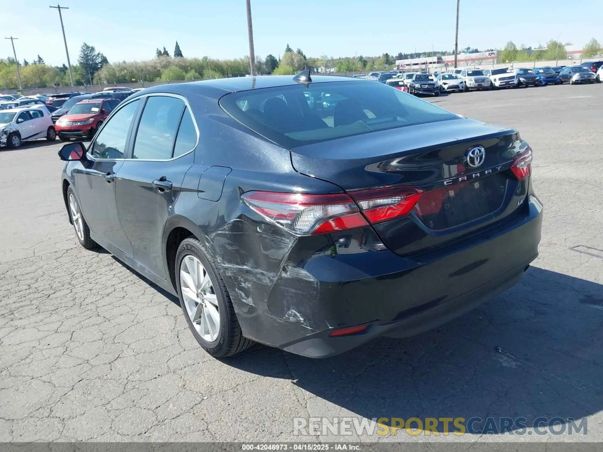 3 fotografías del automóvil dañado 4T1C11AK9PU135587 TOYOTA CAMRY 2023