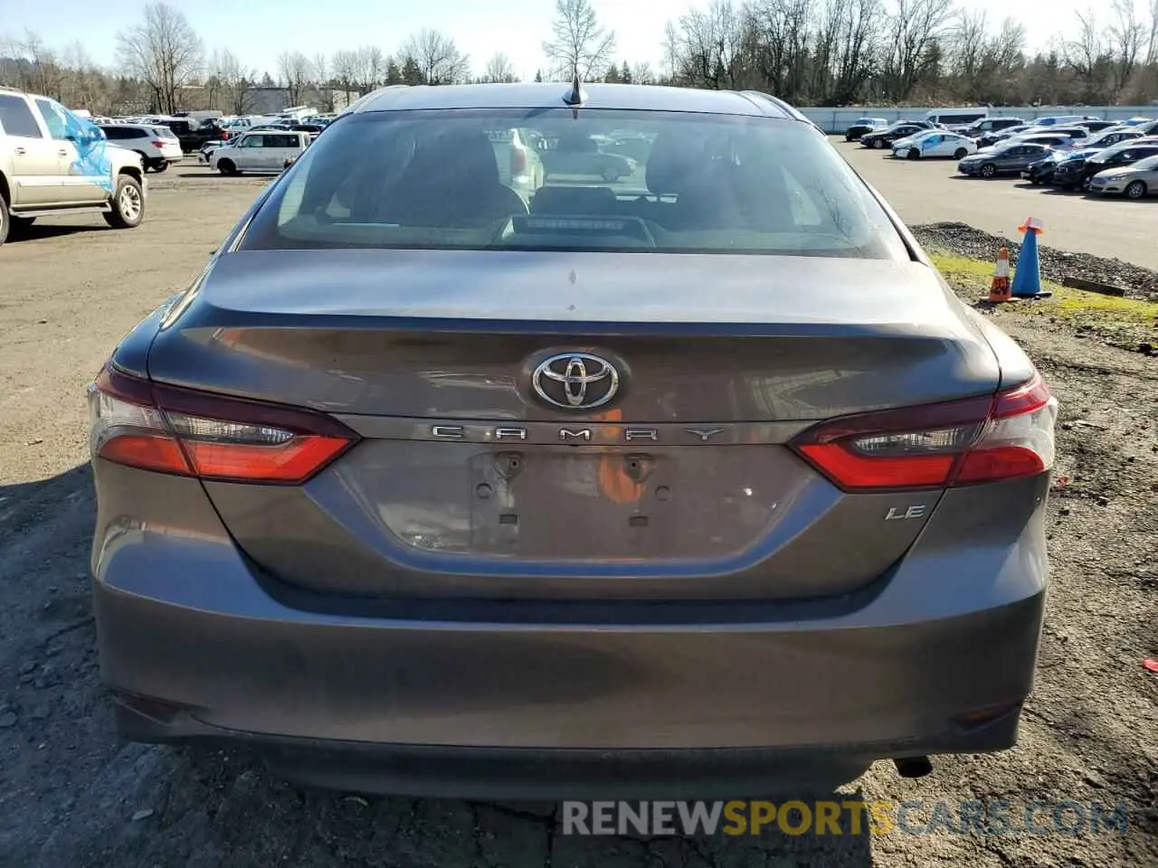 6 fotografías del automóvil dañado 4T1C11AK9PU809205 TOYOTA CAMRY 2023