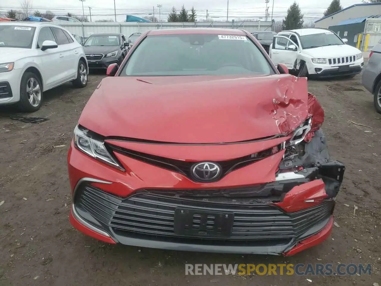 5 fotografías del automóvil dañado 4T1C11AKXPU167917 TOYOTA CAMRY 2023