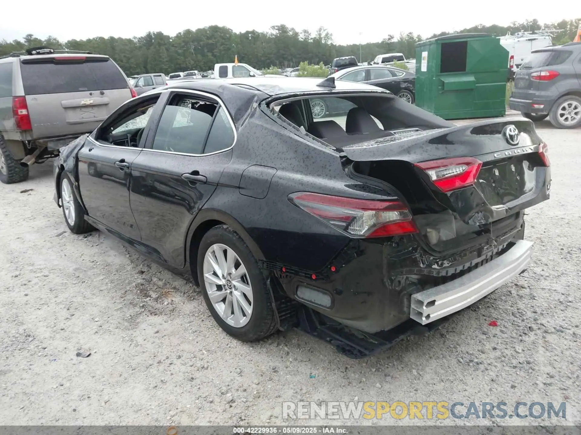 3 fotografías del automóvil dañado 4T1C11BK4PU086054 TOYOTA CAMRY 2023