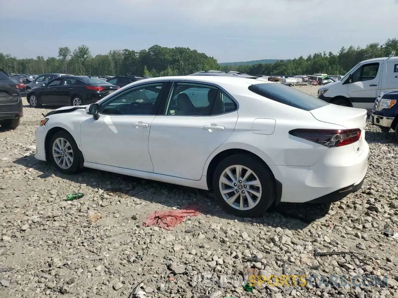 2 fotografías del automóvil dañado 4T1C11BK9PU076670 TOYOTA CAMRY 2023