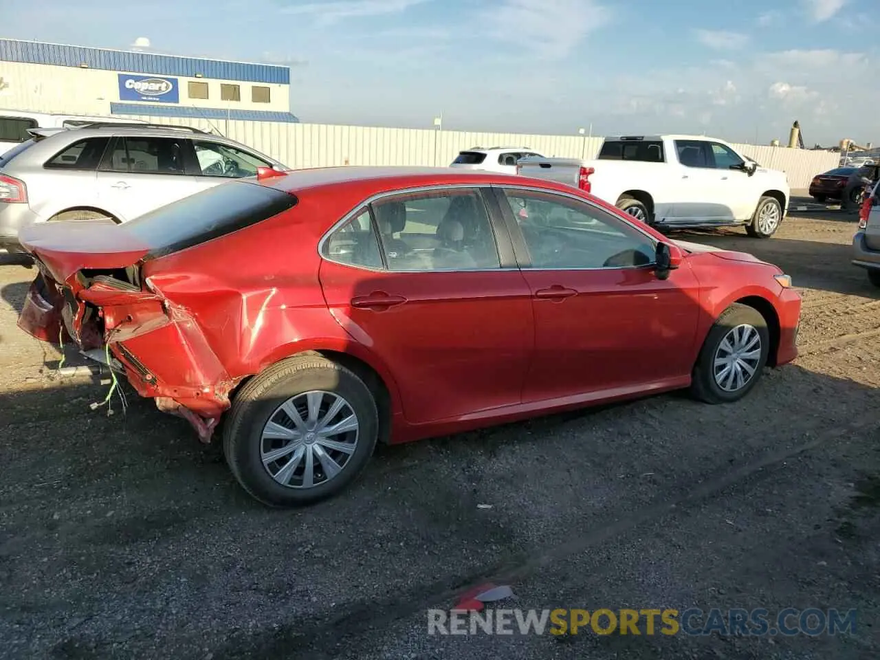 3 fotografías del automóvil dañado 4T1C31AK3PU056717 TOYOTA CAMRY 2023