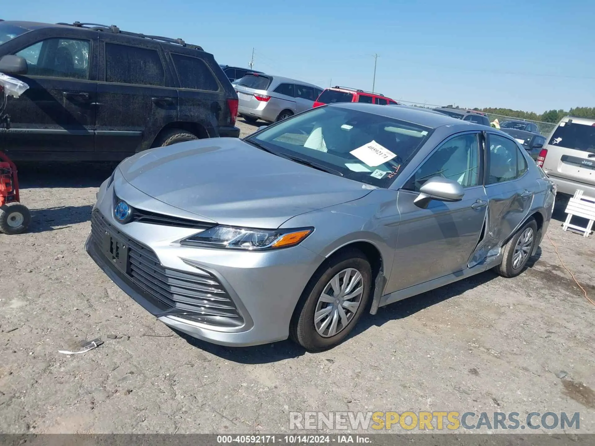 2 fotografías del automóvil dañado 4T1C31AK3PU619507 TOYOTA CAMRY 2023