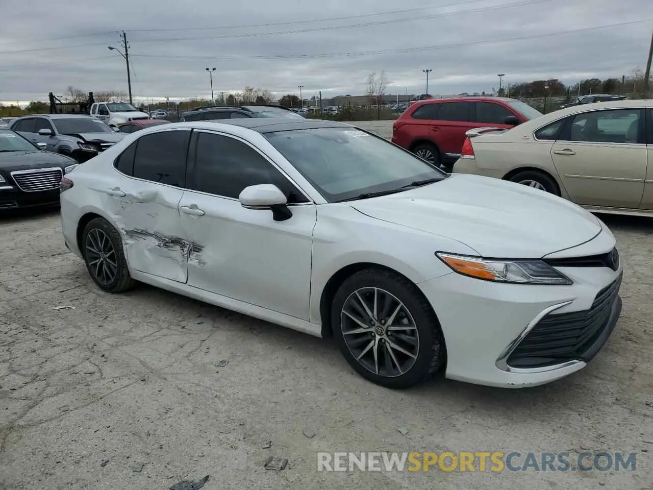 4 fotografías del automóvil dañado 4T1F11AK2PU727541 TOYOTA CAMRY 2023